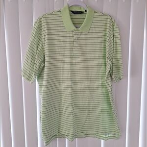 Polo Golf Ralph Lauren Green Striped Polo Shirt